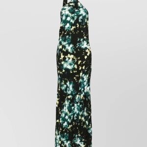 Elegant Black and Green Women's Dress